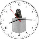 English Cocker Spaniel In Your Pocket Puppy Dog kitchen living room Wall Clock