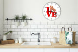 I Love Bacon Park Funny Kitchen Living room Wall Clock
