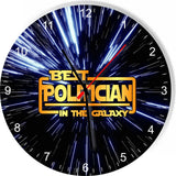 Best Politician in the Star Galaxy Wars Space Kitchen Living room Wall Clock