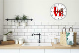 Briard Park Cute Puppy Dog kitchen living room Wall Clock