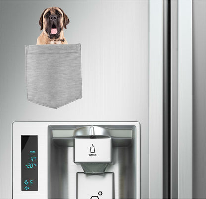 Mastiff Dog in pocket Fridge Car Magnet Bumper Sticker App size 4"x7"