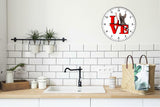 American Hairless Love Park Cute Puppy Dog kitchen living room Wall Clock