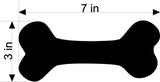 Proud Neopolitan Mastiff Owner Bone Car Magnet Bumper Sticker 3"x7"