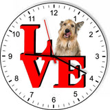 Berger Picard Park Cute Puppy Dog kitchen living room Wall Clock