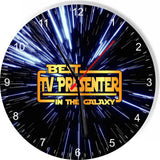 Best TV Presenter in the Star Galaxy Space Kitchen Living room Wall Clock