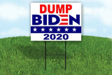 DUMP biden 2020 ANTI Yard Sign Road with Stand LAWN SIGN