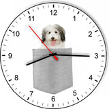 Coton De Tulear In Your Pocket Puppy Dog kitchen living room Wall Clock