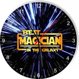 Best Magician Star Galaxy Wars Space Kitchen Living room Wall Clock
