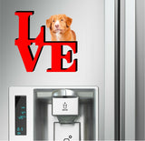 Nova Scotia Duck Toller Love Park Cute Dog Fridge Refrigerator Car Magnet