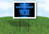 VICKI RETIREMENT BLUE 18 in x 24 in Yard Sign Road Sign with Stand