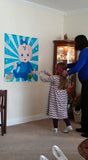 Pin the Pacifier on the Baby Boy Shower Game Party Accessory