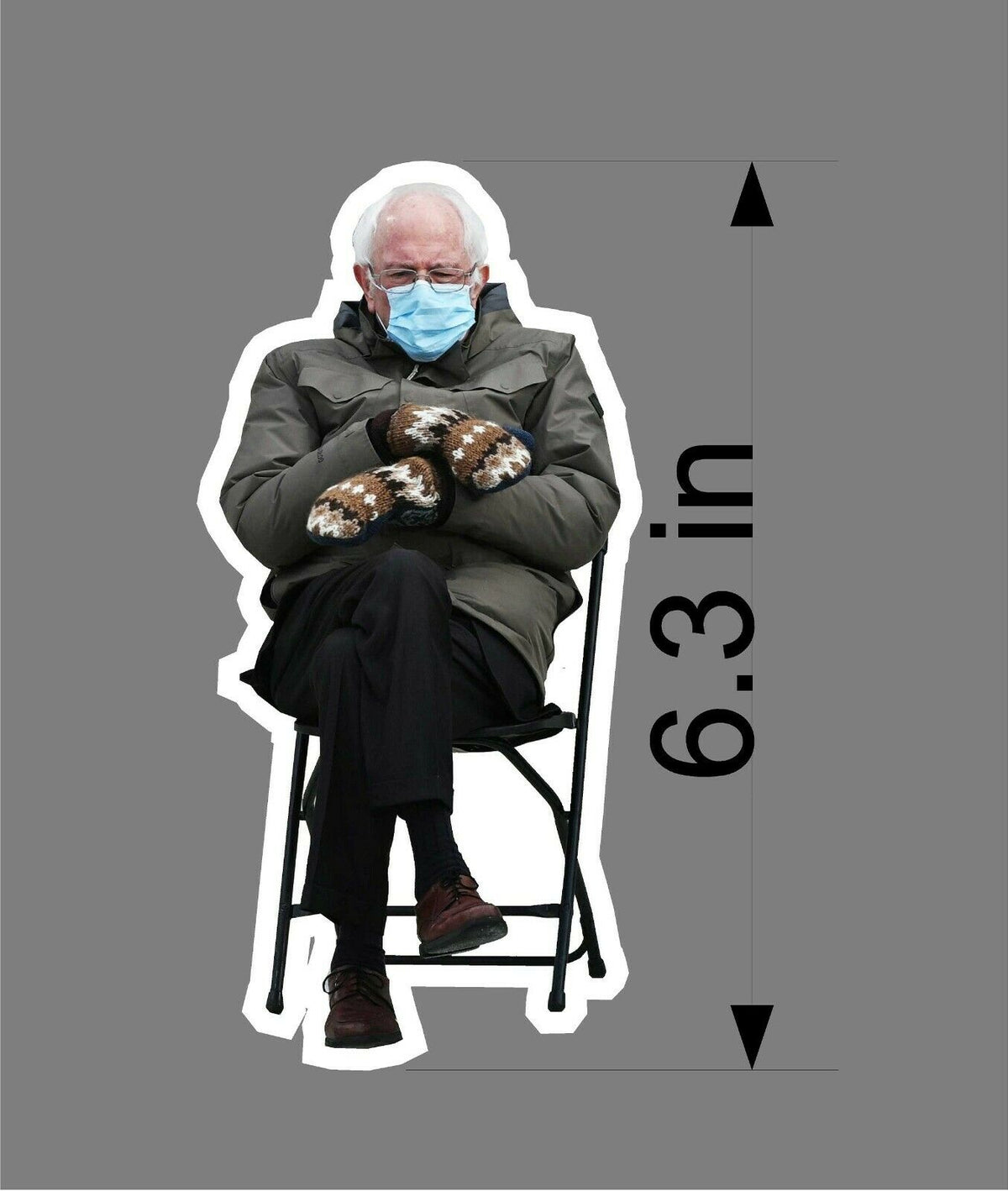 Car magnet Bernie Sanders President 2020 - Magnetic Bumper Sticker