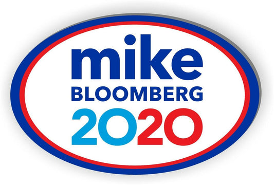 Mike Bloomberg for President 2020 - Magnetic Bumper Sticker oval Car magnet