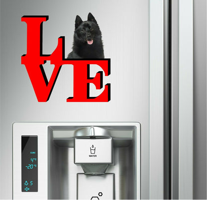 Schipperkes Cute Dog Fridge Refrigerator Car Magnet