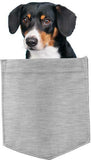 Whippet Dog in pocket Fridge Car Magnet Bumper Sticker App size 4"x7"