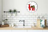 I Love Avocados Love Park Funny Kitchen Living room Wall Clock