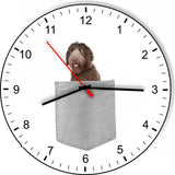Kerry Blue Terrier In Your Pocket Dog kitchen living room Wall Clock