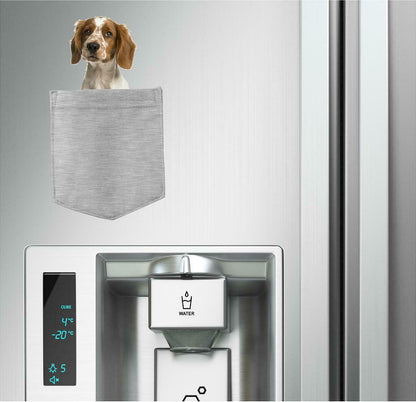 Welsh Springer Spaniel in pocket Fridge Car Magnet Bumper Sticker App size 4"x7"
