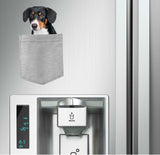 Whippet Dog in pocket Fridge Car Magnet Bumper Sticker App size 4"x7"