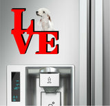 Bedlington Terrier Love Park Cute Dog Fridge Refrigerator Car Magnet
