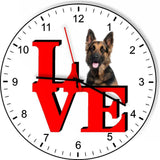 w Cute Puppy Dog kitchen living room Wall Clock