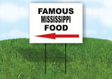 MISSOURI FAMOUS FOOD LEFT ARROW Yard Sign w Stand LAWN SIGN Single