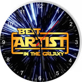 Best Artist Star Galaxy Wars Space Kitchen Living room Wall Clock