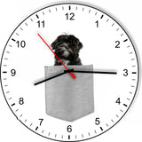 Lhasa Apso In Your Pocket Dog kitchen living room Wall Clock