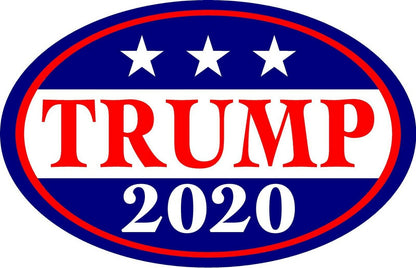 TRUMP car magnet Donald Trump President 2020 - Magnetic Bumper Sticker 5.5"x3.5"