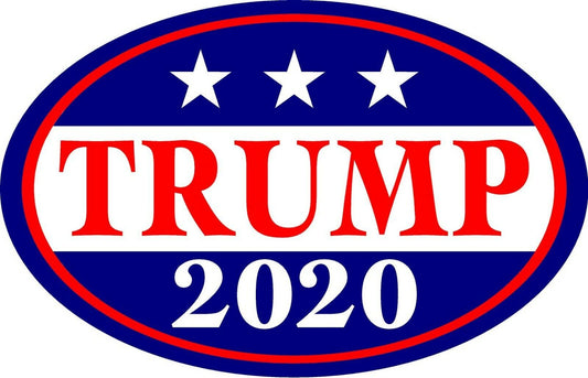 TRUMP car magnet Donald Trump President 2020 - Magnetic Bumper Sticker 5.5"x3.5"