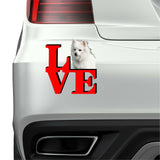 American Eskimo Love Park Cute Dog Fridge Refrigerator Car Magnet