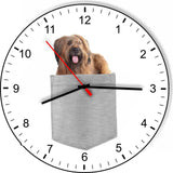 Briard In Your Pocket Puppy Dog kitchen living room Wall Clock