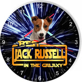 Best Jack Russel Dog Galaxy Wars Space Star Kitchen Livingroom Wall Clock