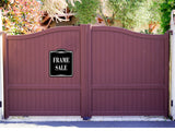 Frame Sale BLACK Aluminum Composite Sign