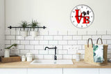Papillons Cute Puppy Dog kitchen living room Wall Clock
