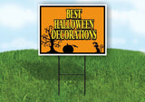 BEST HALLOWEEN DECORATIONS Yard Sign with Stand LAWN SIGN