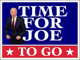 3 Pack Eco Time for Joe to Go Biden Picture Bumper Magnet 4 in x 3 in