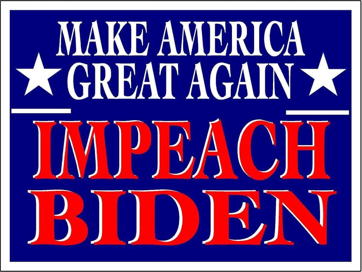 3 Pack Eco Make America Great Again Impeach Biden Bumper Magnet 4 in x 3 in