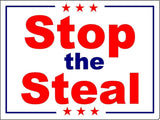 3 Pack Eco Stop The Steal Election Fraud Bumper Magnet 4 in x 3 in