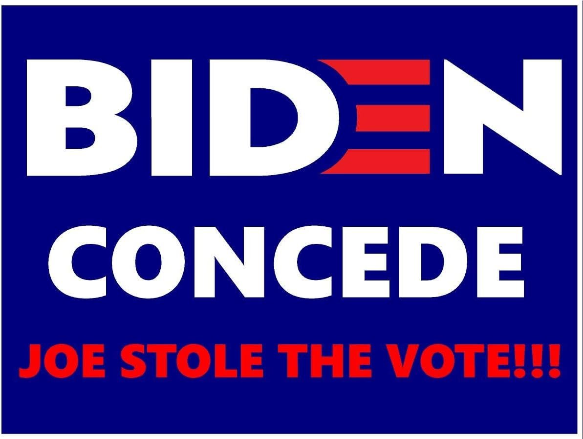 3 Pack Eco Biden Concede Bumper Magnet 4 in x 3 in