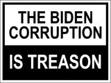 3 Pack Eco The Biden Corruption is Treason Bumper Magnet 4 in x 3 in