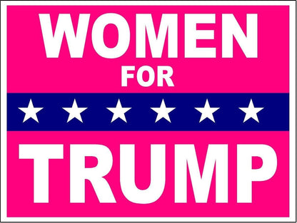 3 Pack Eco Women for Trump Donald Pink Bumper Magnet 4 in x 3 in